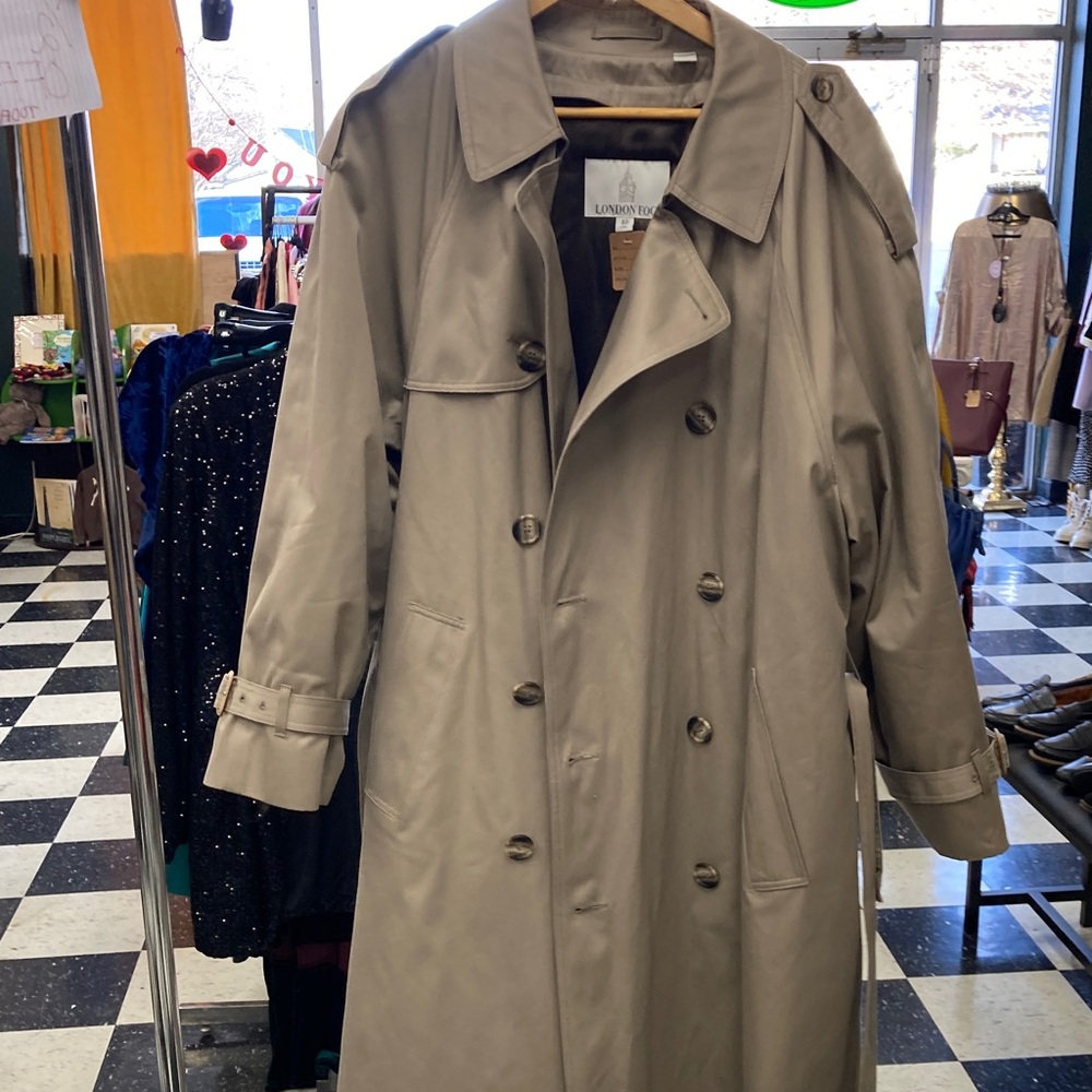 London Fog Classic Tan Trench Coat